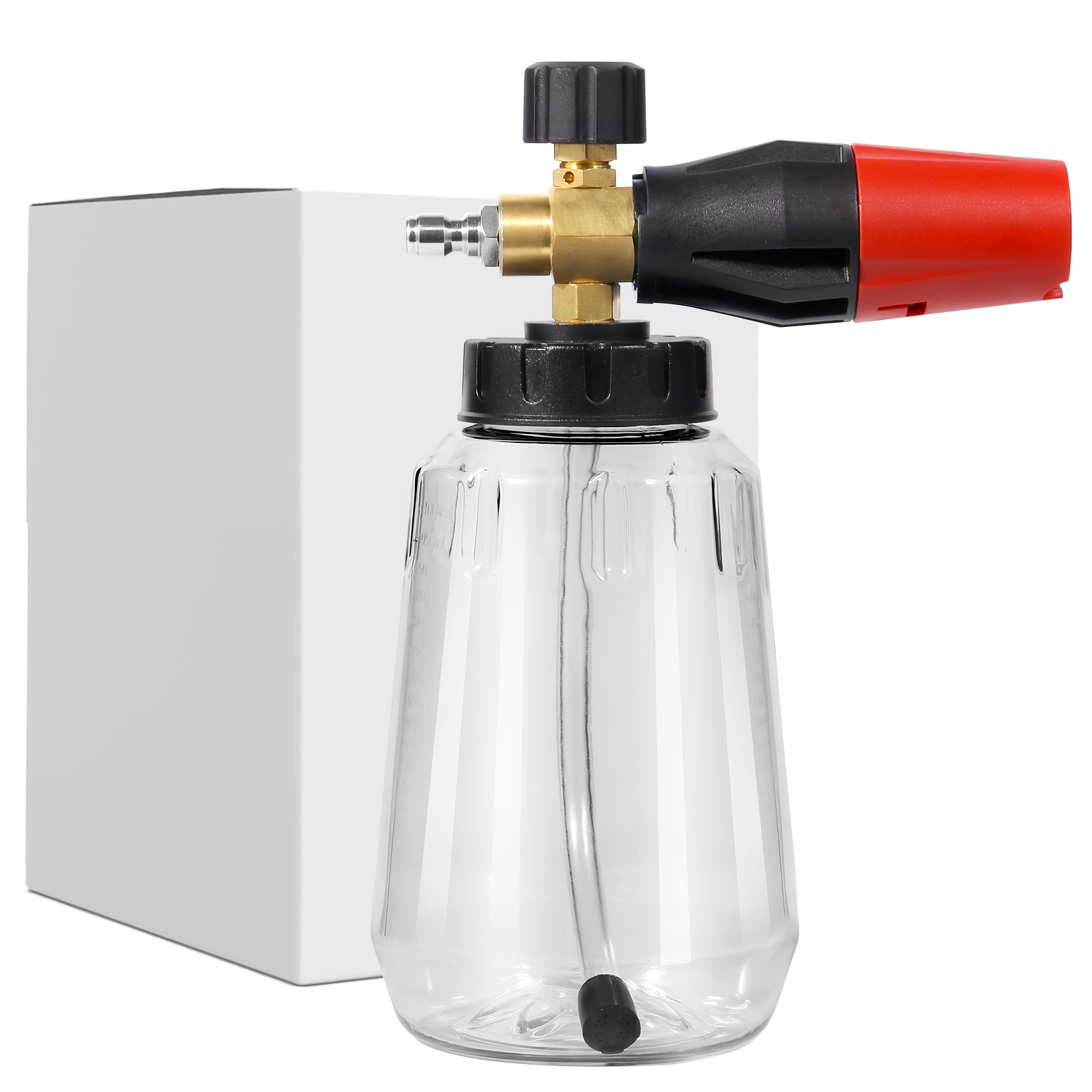 Foam Cannon Pressure Washer Wide Mouth - Сверхмощная регулируемая пенопластовая пушка, 1 л,