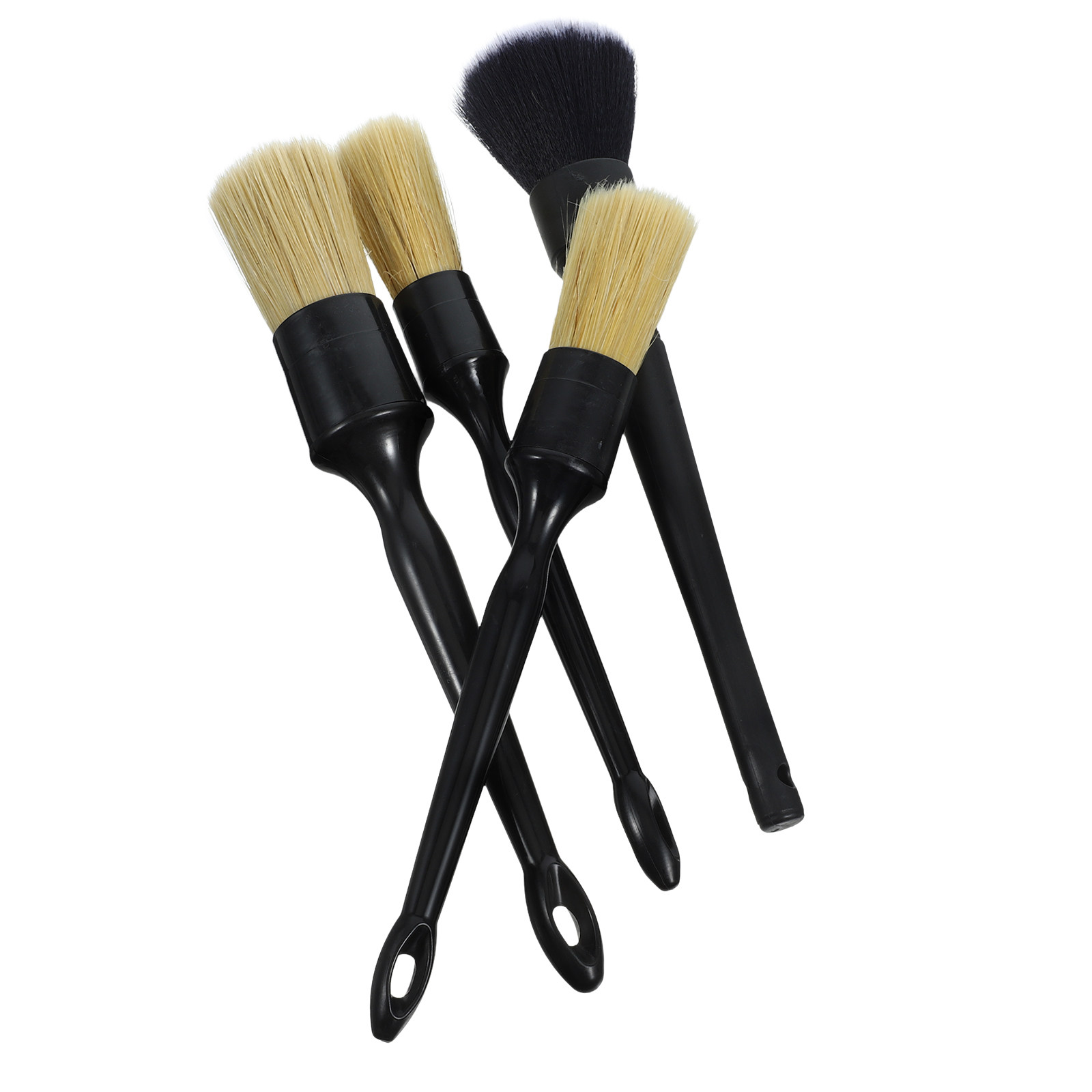 1 комплект кистей для детейлин – обзор и цена Car Detailing Brush Set Boar Hair Interior