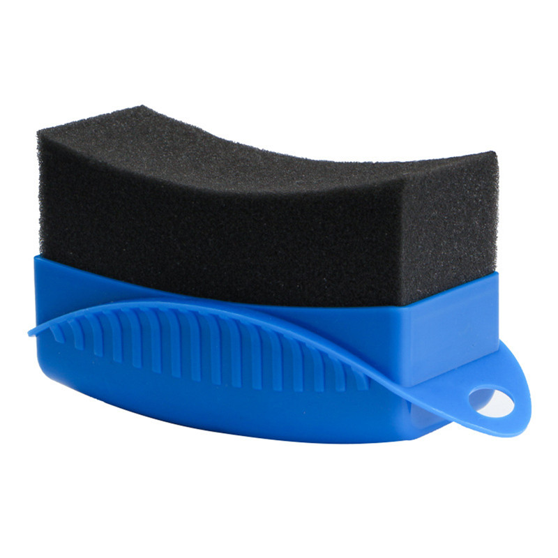 Изогнутая губка-аппликатор для – обзор и цена Tire Shine Applicator Curved Sponge Brush