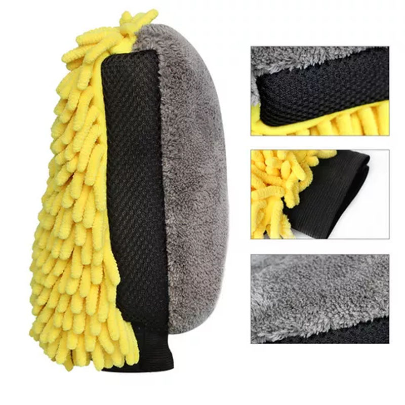 Водонепроницаемая микрофибра д – обзор и цена Car Detailing Wash Mitt Microfiber Wool