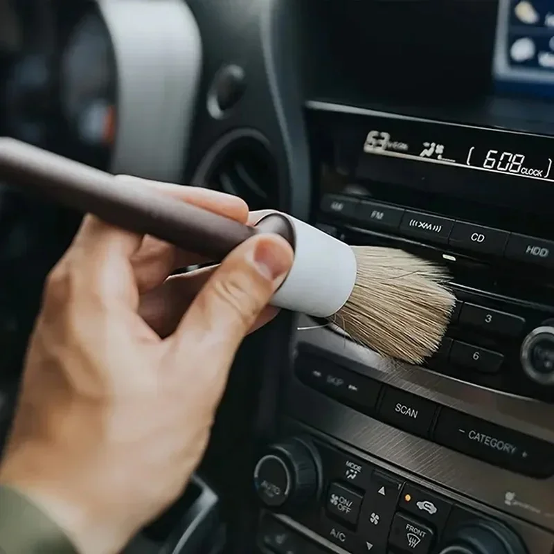 Набор из 3 щеток для детейлинг – обзор и цена Car Detailing Brush Set Boar Hair Interior