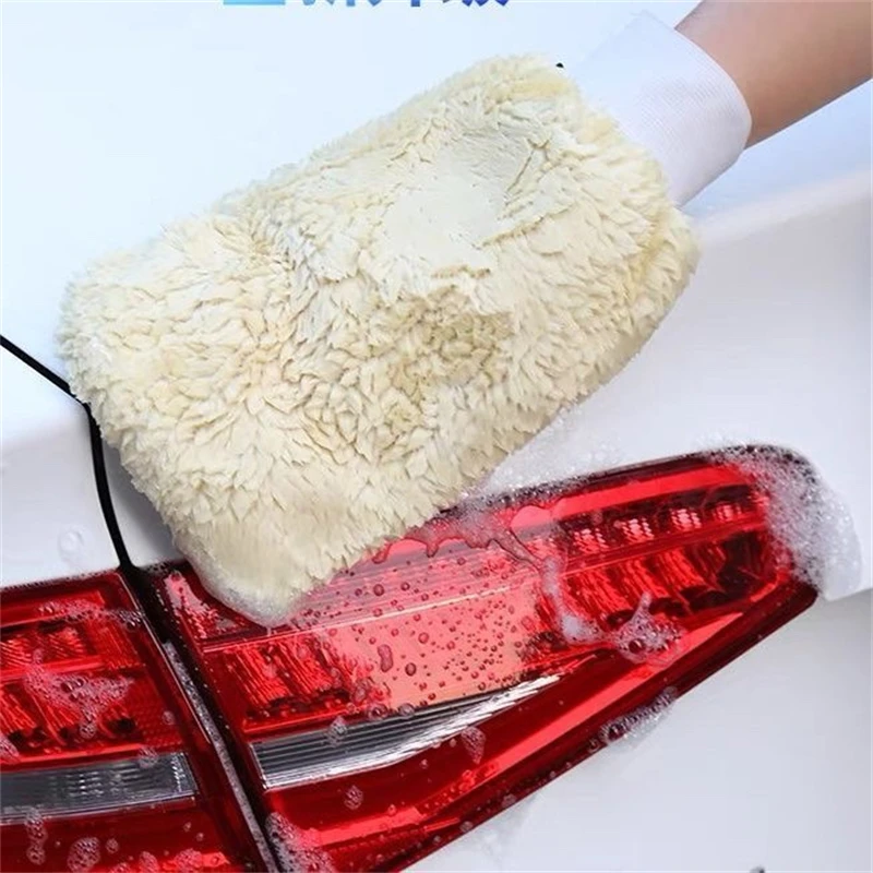 1-10 шт., перчатки для мытья а – обзор и цена Car Detailing Wash Mitt Microfiber Wool