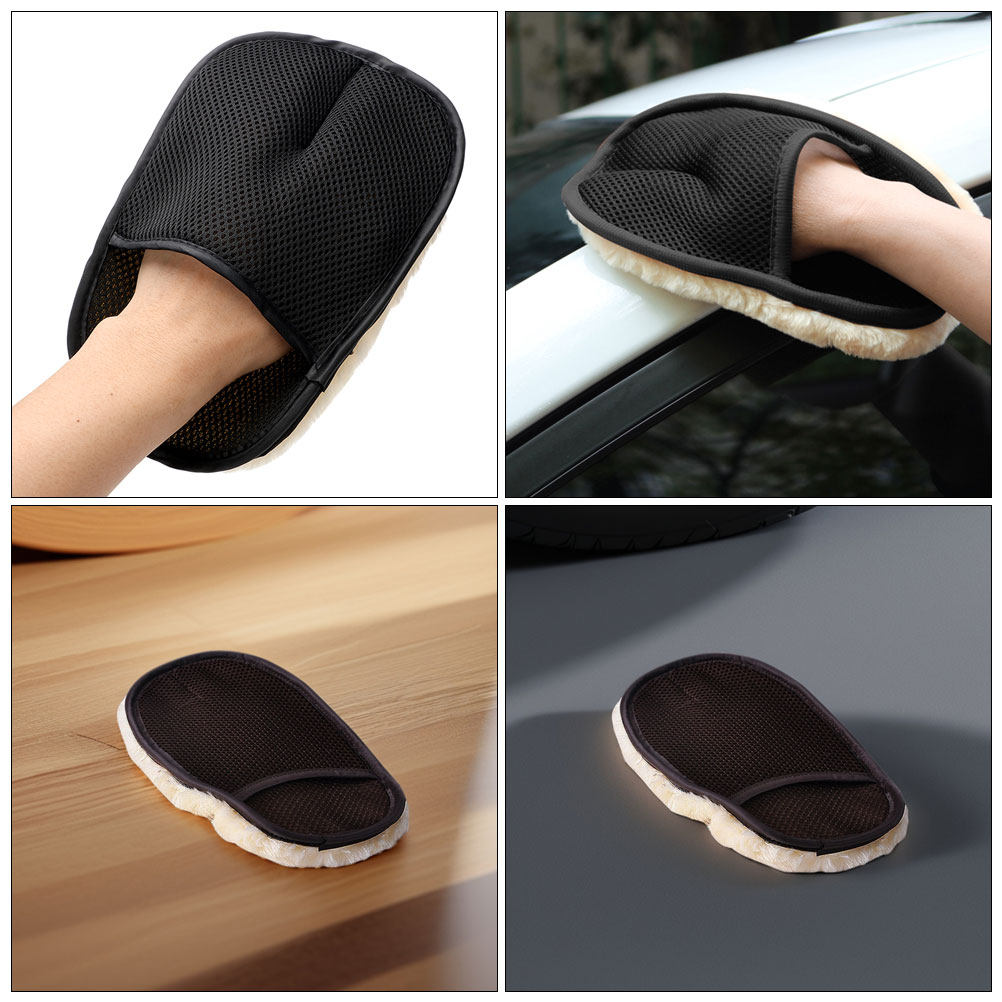 10 шт. шерстяных перчаток для  – обзор и цена Car Detailing Wash Mitt Microfiber Wool
