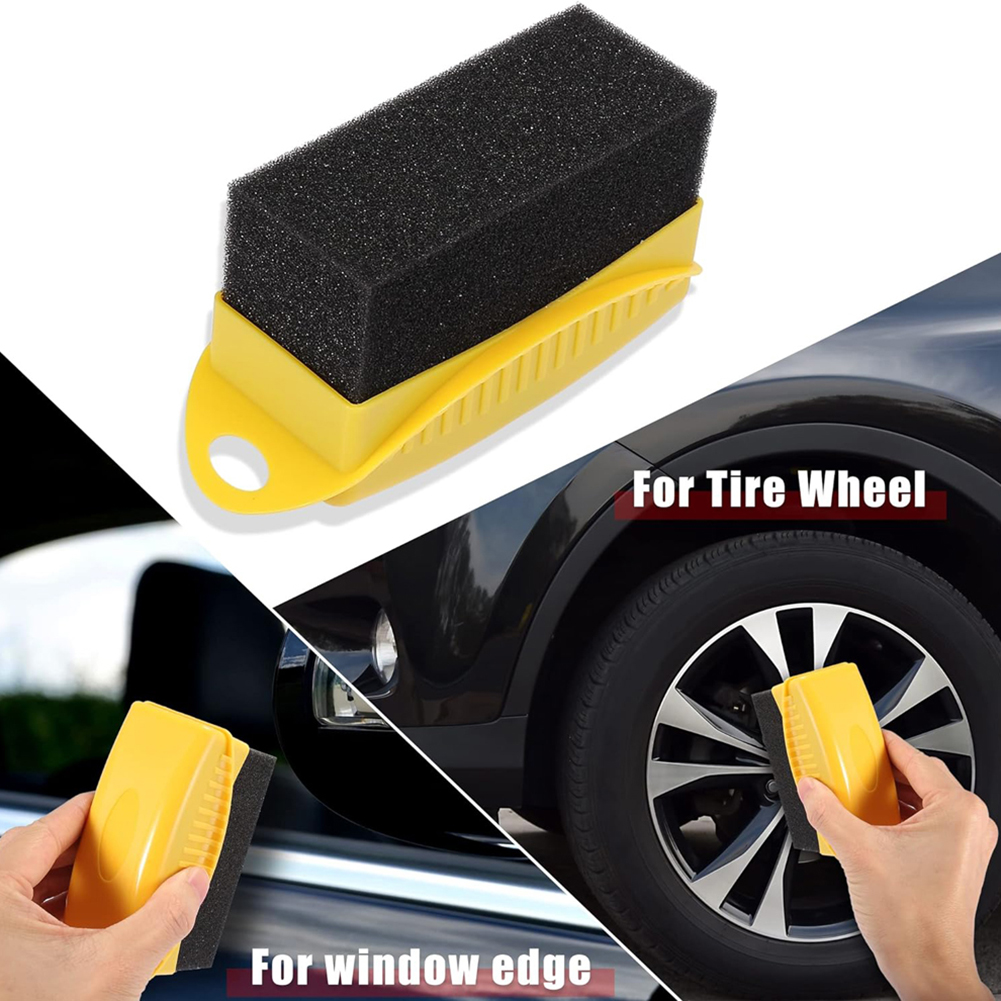 Губчатая щетка-аппликатор для  – обзор и цена Tire Shine Applicator Curved Sponge Brush