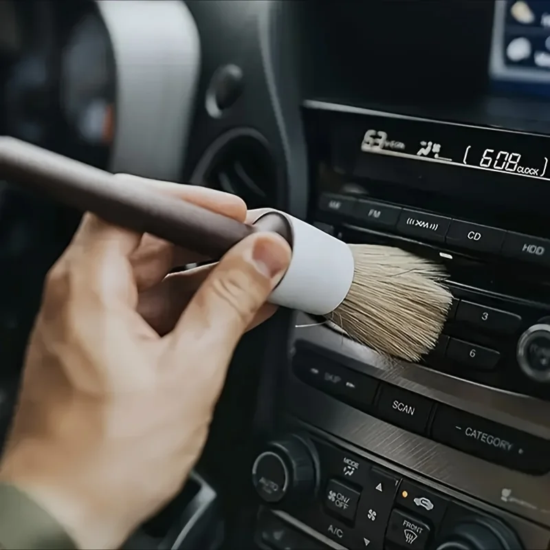Набор из 3 щеток для чистки ав – обзор и цена Car Detailing Brush Set Boar Hair Interior