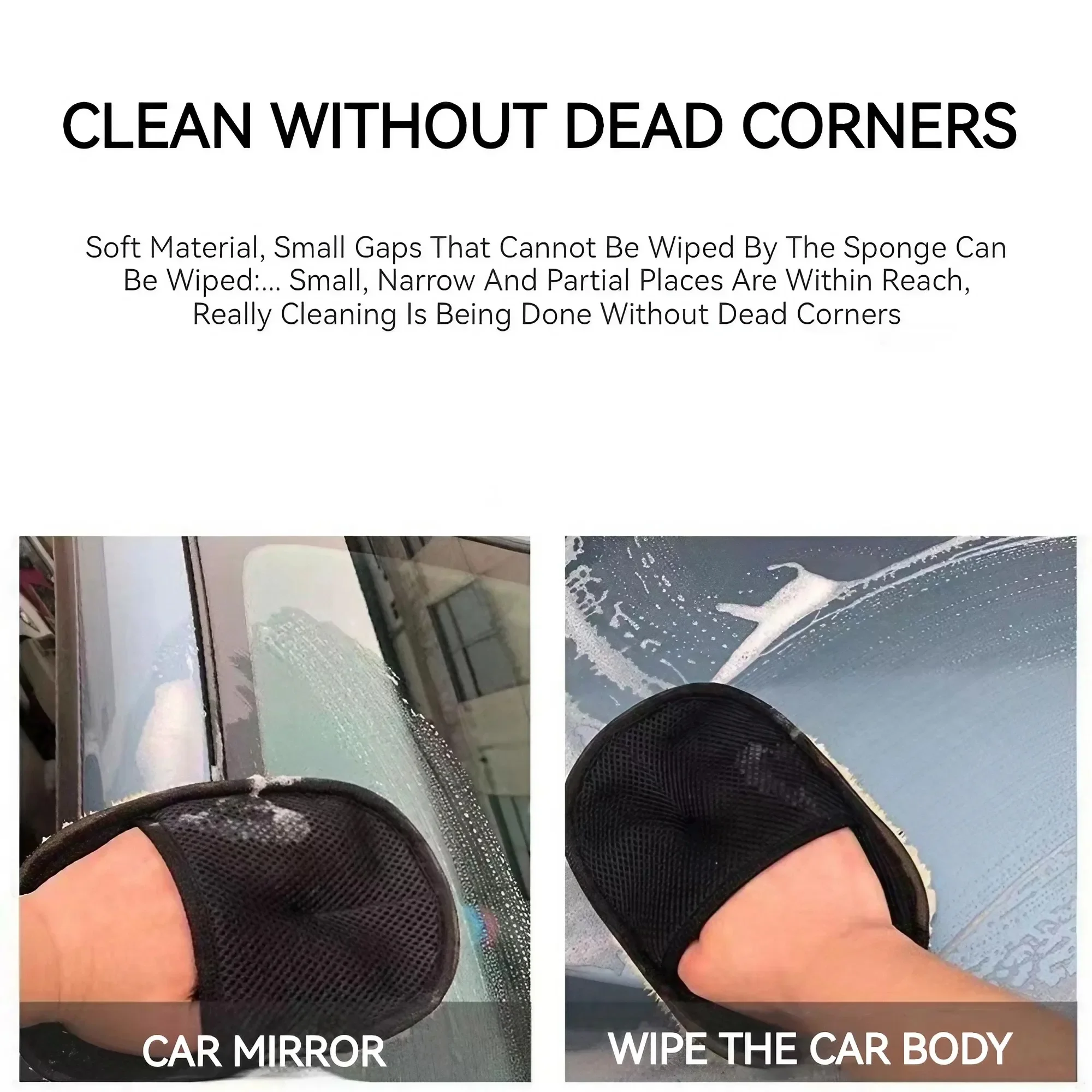 Премиальные перчатки из микроф – обзор и цена Car Detailing Wash Mitt Microfiber Wool