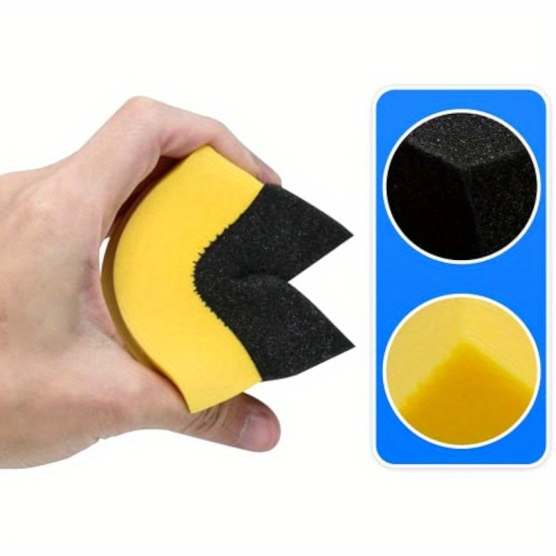 Набор из 1/2/6 изогнутых двухц – обзор и цена Tire Shine Applicator Curved Sponge Brush