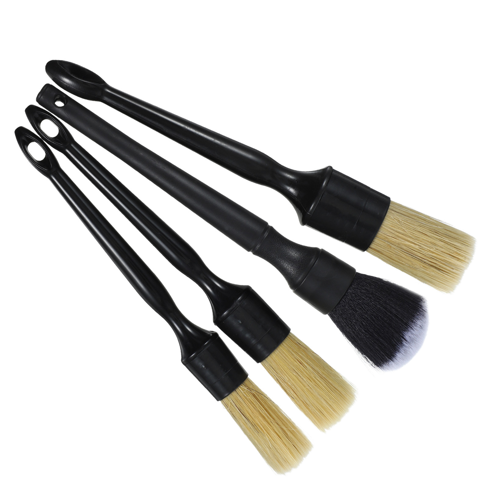 1 комплект кистей для детально – обзор и цена Car Detailing Brush Set Boar Hair Interior