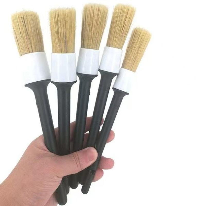 Набор из 3 щеток для детейлинг – обзор и цена Car Detailing Brush Set Boar Hair Interior