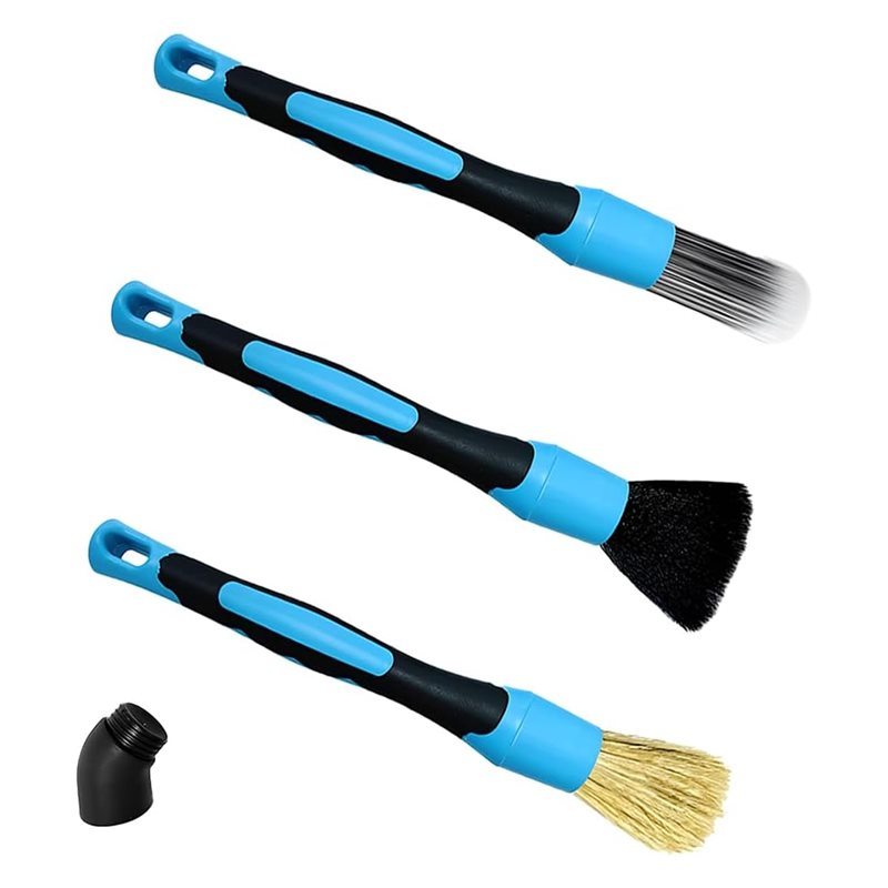 Набор щеток для детализации ав – обзор и цена Car Detailing Brush Set Boar Hair Interior