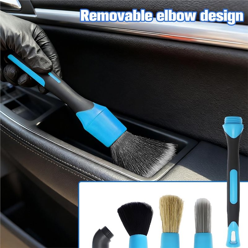 Набор щеток для детализации ав – обзор и цена Car Detailing Brush Set Boar Hair Interior