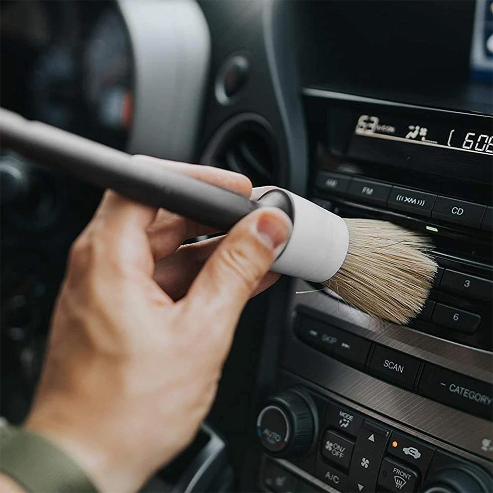 Набор щеток для детейлинга авт – обзор и цена Car Detailing Brush Set Boar Hair Interior